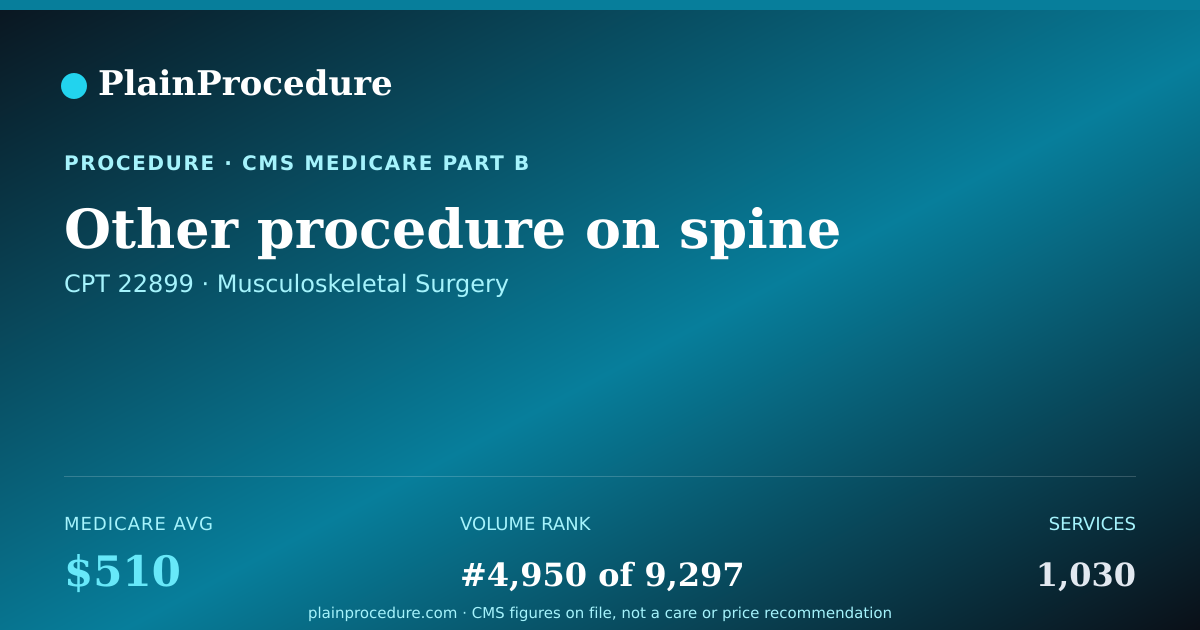Shareable card for Other Procedure On Spine