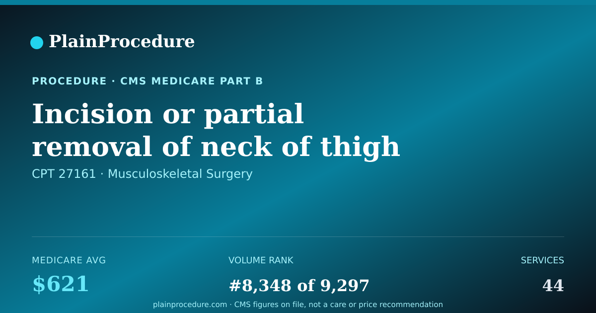 Shareable card for Incision Or Partial Removal Of Neck Of Thigh Bone