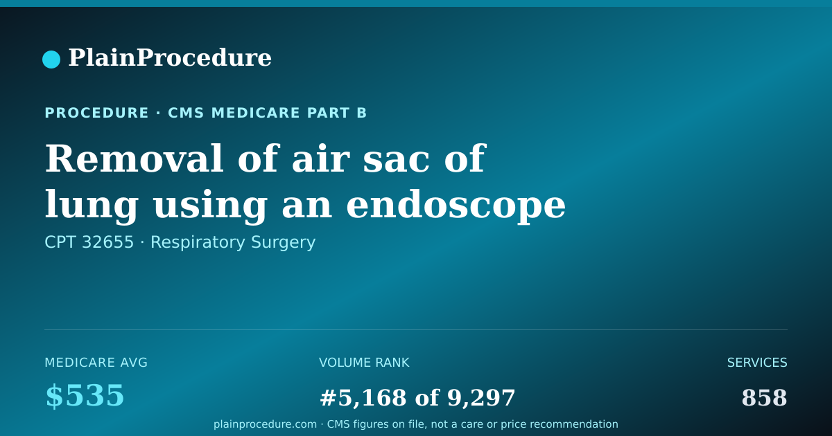 Shareable card for Removal Of Air Sac Of Lung Using An Endoscope