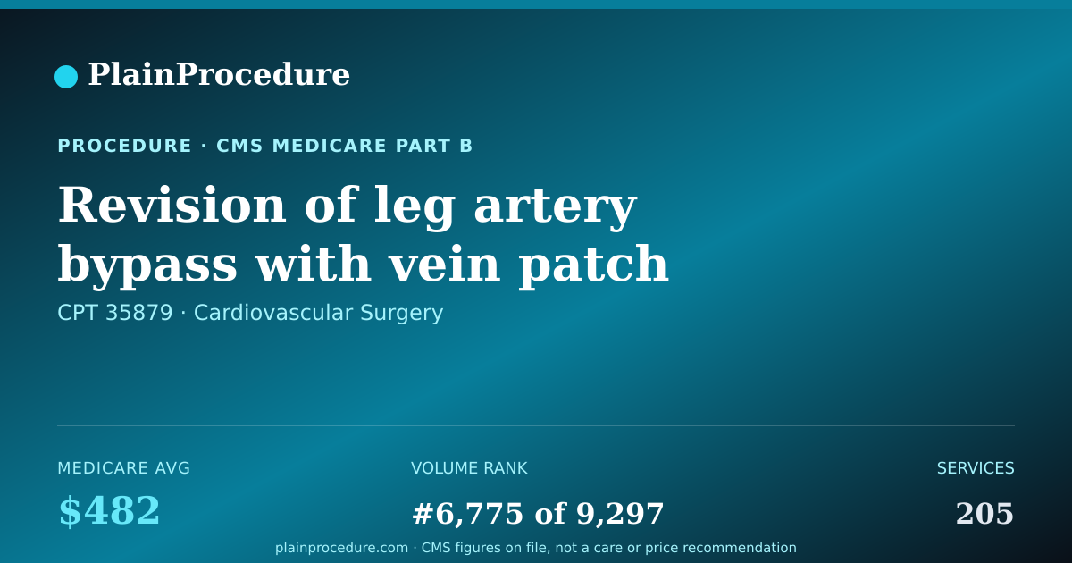 Shareable card for Revision Of Leg Artery Bypass With Vein Patch