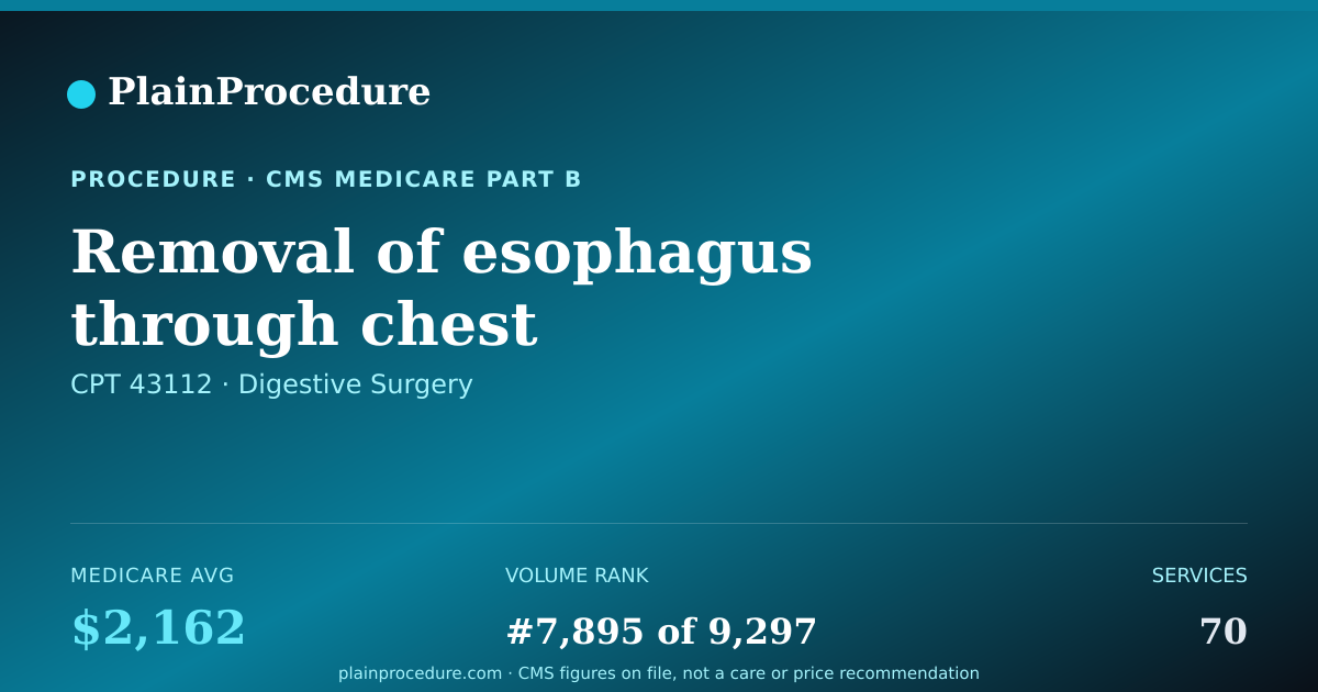 Shareable card for Removal Of Esophagus Through Chest