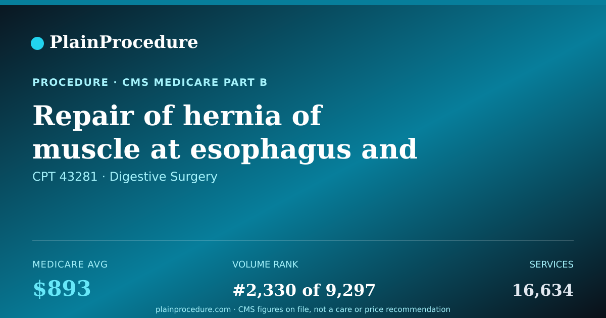 Shareable card for Repair Of Hernia Of Muscle At Esophagus And Stomach Using An Endoscope