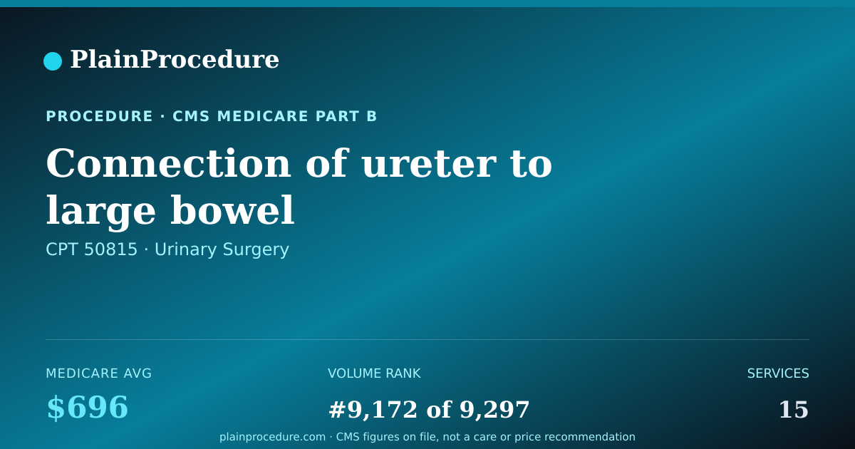 Shareable card for Connection Of Ureter To Large Bowel
