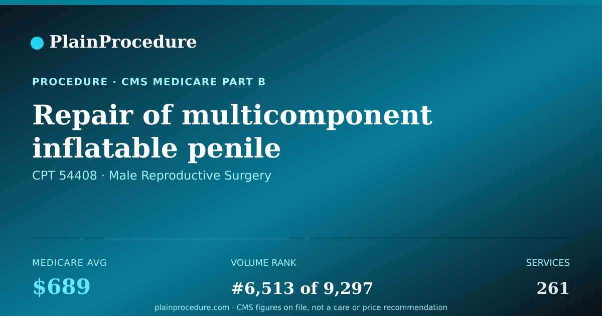 Shareable card for Repair Of Multicomponent Inflatable Penile Implant