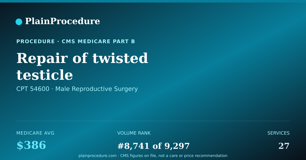 Shareable card for Repair Of Twisted Testicle