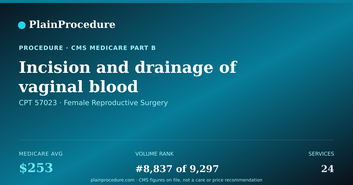 Shareable card for Incision And Drainage Of Vaginal Blood Accumulation