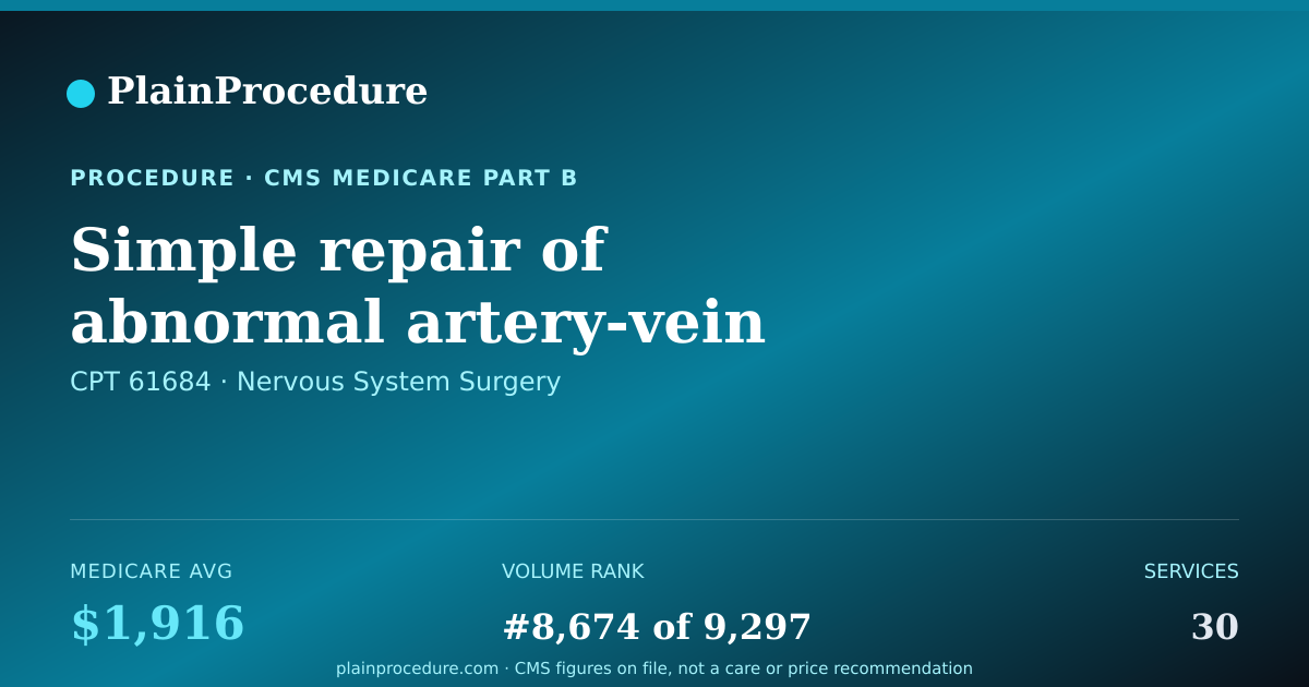 Shareable card for Simple Repair Of Abnormal Artery-Vein Connection In Lower Brain