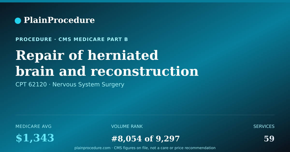 Shareable card for Repair Of Herniated Brain And Reconstruction Of Skull Bone