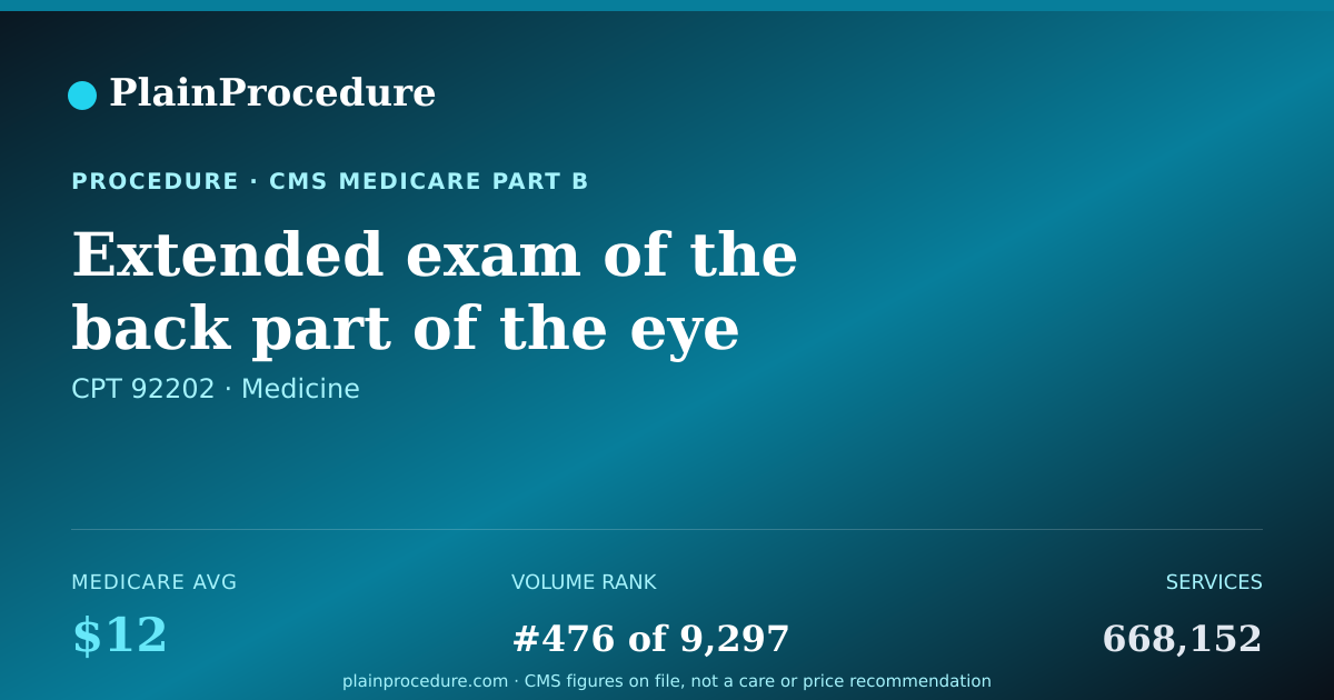 Shareable card for Extended Exam Of The Back Part Of The Eye With Optic Nerve Drawing